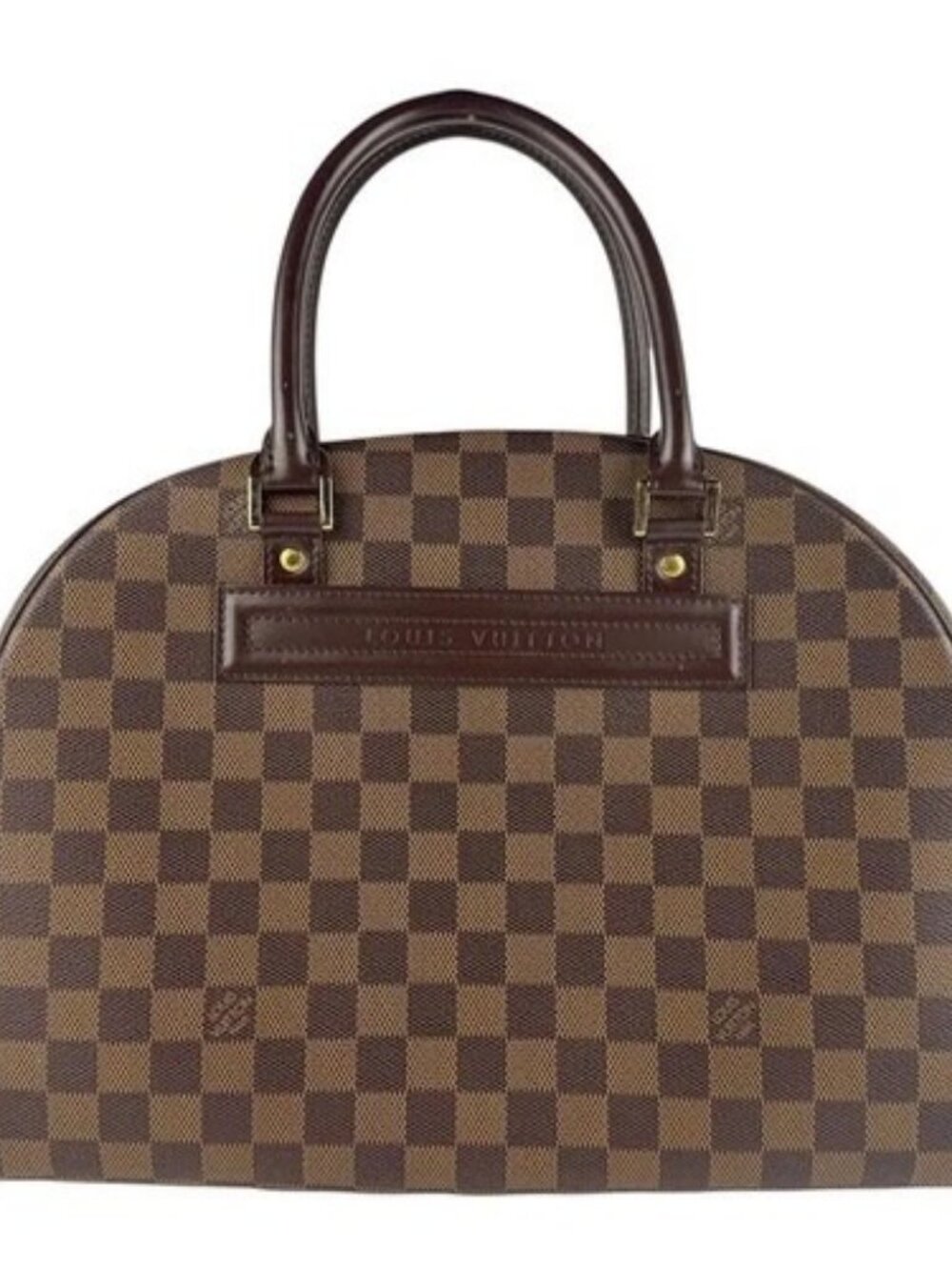 Auth LOUIS VUITTON Damier Ebene Nolita Handbag Brown N41455 - z8103